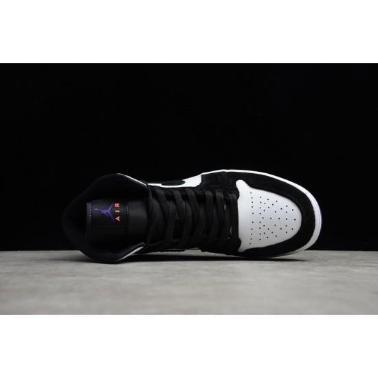 Jordan 1 Retro Mid Dark Concord 554725-051 Basketball Shoes