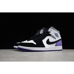 Jordan 1 Retro Mid Dark Concord 554725-051 Basketball Shoes