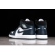Jordan 1 Retro Mid Dark Teal 554724-411 Basketball Shoes