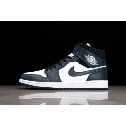Jordan 1 Retro Mid Dark Teal 554724-411 Basketball Shoes