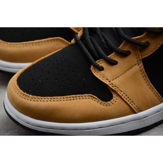 Jordan 1 Retro Mid Desert Ochre DB5453-700 Basketball Shoes