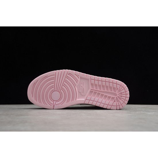 Jordan 1 Retro Mid Digital Pink CW5379-600 Basketball Shoes