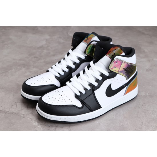 Jordan 1 Retro Mid Dutch Green 3D DM7802-100 Basketball Shoes