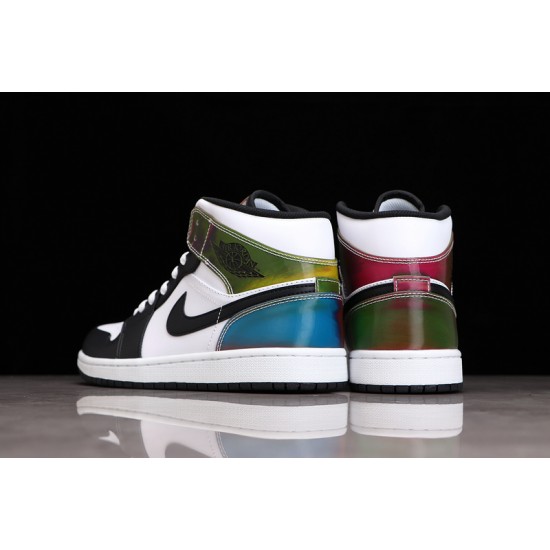 Jordan 1 Retro Mid Dutch Green 3D DM7802-100 Basketball Shoes