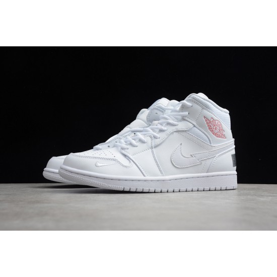 Jordan 1 Retro Mid Euro Tour CW7589-100 Basketball Shoes