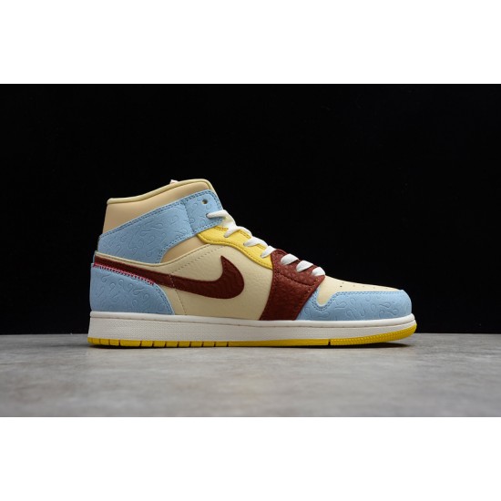 Jordan 1 Retro Mid Fearless CU2803-200 Basketball Shoes