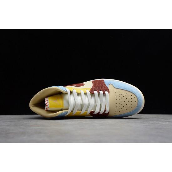 Jordan 1 Retro Mid Fearless CU2803-200 Basketball Shoes