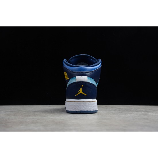 Jordan 1 Retro Mid Fly BV7446-400 Basketball Shoes