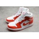 Jordan 1 Retro Mid Habanero Red 554724-140 Basketball Shoes