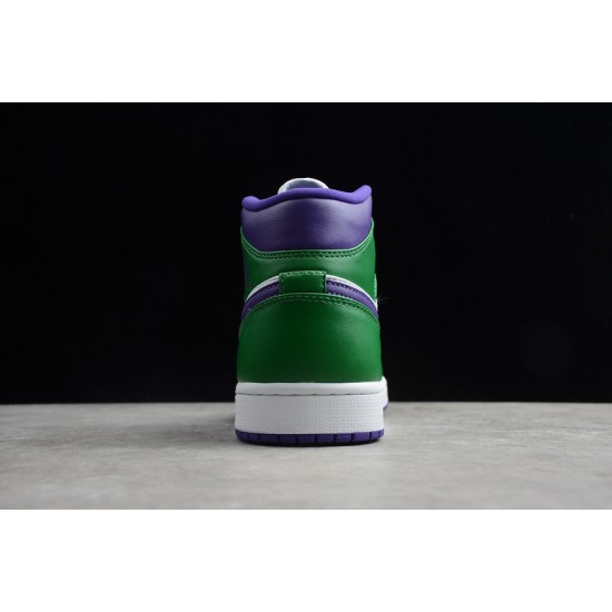 Jordan 1 Retro Mid Hulk 554724-300 Basketball Shoes