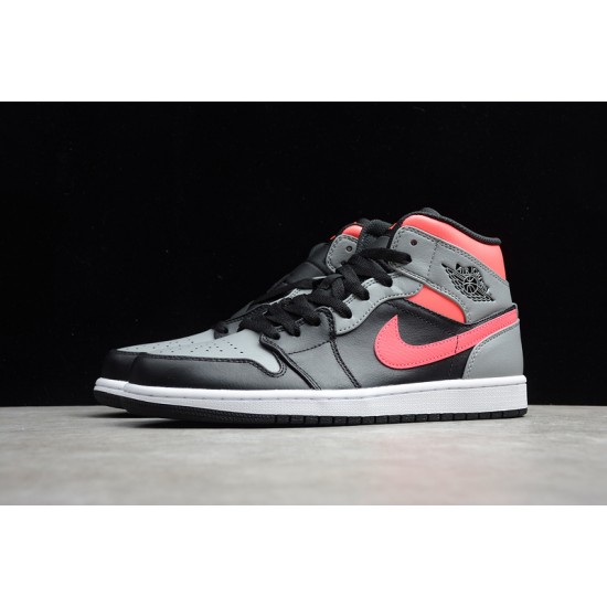 Jordan 1 Retro Mid Incredible Hulk 554724-059 Basketball Shoes