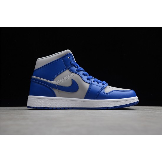 Jordan 1 Retro Mid Iron Purple Deep Royal DH7821-500 Basketball Shoes