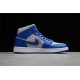 Jordan 1 Retro Mid Iron Purple Deep Royal DH7821-500 Basketball Shoes