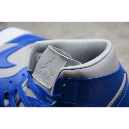 Jordan 1 Retro Mid Iron Purple Deep Royal DH7821-500 Basketball Shoes