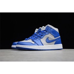 Jordan 1 Retro Mid Iron Purple Deep Royal DH7821-500 Basketball Shoes
