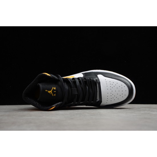 Jordan 1 Retro Mid Laser Orange CV5276-107 Basketball Shoes