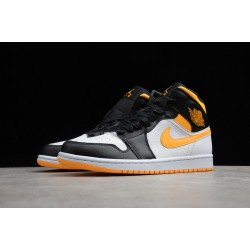 Jordan 1 Retro Mid Laser Orange CV5276-107 Basketball Shoes