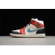Jordan 1 Retro Mid Let(Her)Man DC1426-100 Basketball Shoes