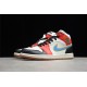 Jordan 1 Retro Mid Let(Her)Man DC1426-100 Basketball Shoes