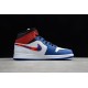 Jordan 1 Retro Mid Multicolored Swoosh 852542-146 Basketball Shoes