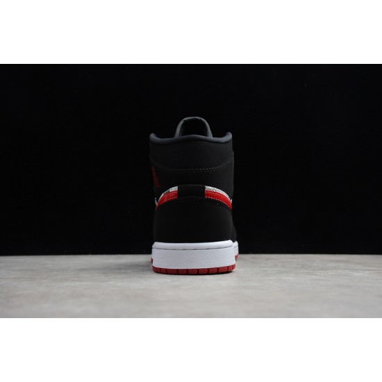 Jordan 1 Retro Mid Newspaper Air Times 852542-061 Basketball Shoes