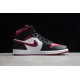 Jordan 1 Retro Mid Noble Red 554724-066 Basketball Shoes