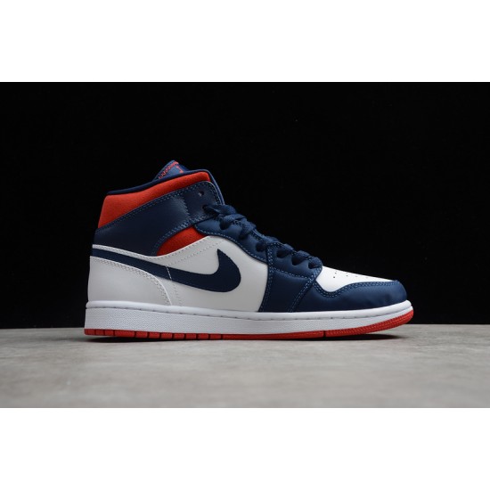 Jordan 1 Retro Mid Olympic 852542-104 Basketball Shoes
