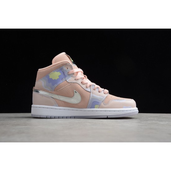 Jordan 1 Retro Mid P(HER)SPECTIVE CW6008-600 Basketball Shoes