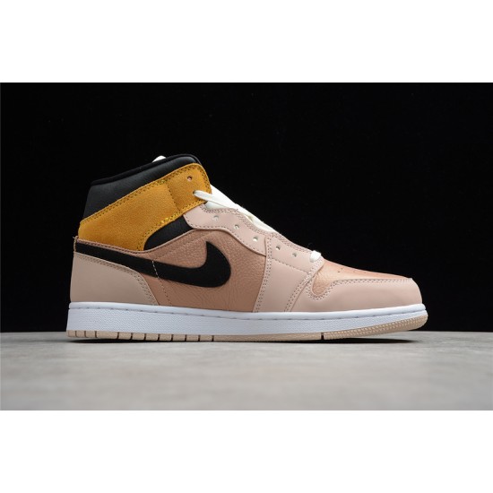 Jordan 1 Retro Mid Particle Beige DD2224-200 Basketball Shoes