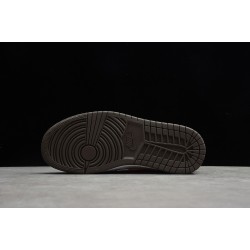 Jordan 1 Retro Mid Peach Mocha DH0210-100 Basketball Shoes