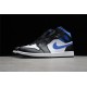 Jordan 1 Retro Mid Racer Blue 554724-140 Basketball Shoes