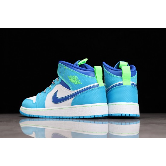 Jordan 1 Retro Mid Sprite DA8010-400 Basketball Shoes