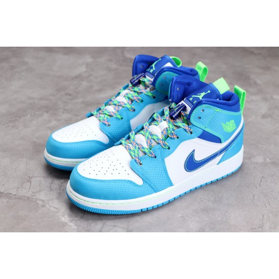 Jordan 1 Retro Mid Sprite DA8010-400 Basketball Shoes