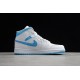 Jordan 1 Retro Mid UNC BQ6472-114 Basketball Shoes