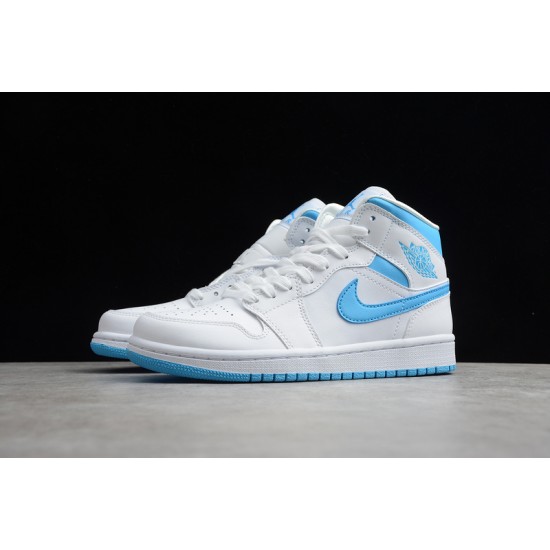 Jordan 1 Retro Mid UNC BQ6472-114 Basketball Shoes