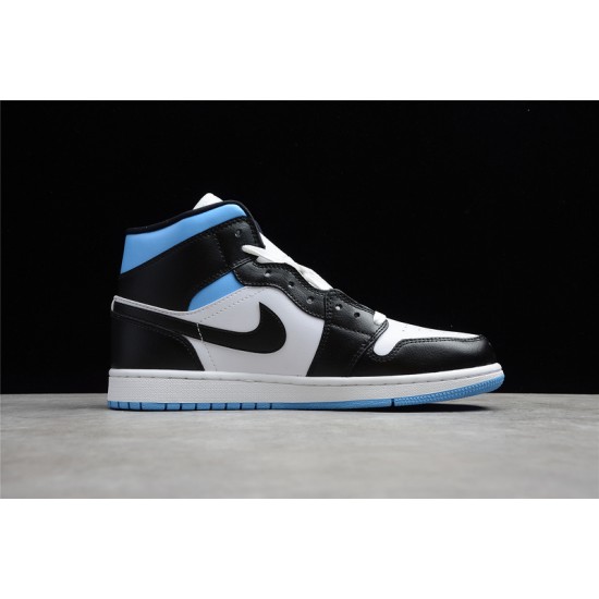 Jordan 1 Retro Mid University Blue BQ6472-102 Basketball Shoes