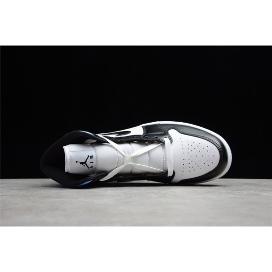 Jordan 1 Retro Mid University Blue BQ6472-102 Basketball Shoes