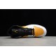 Jordan 1 Retro Mid University Gold 554724-170 Basketball Shoes