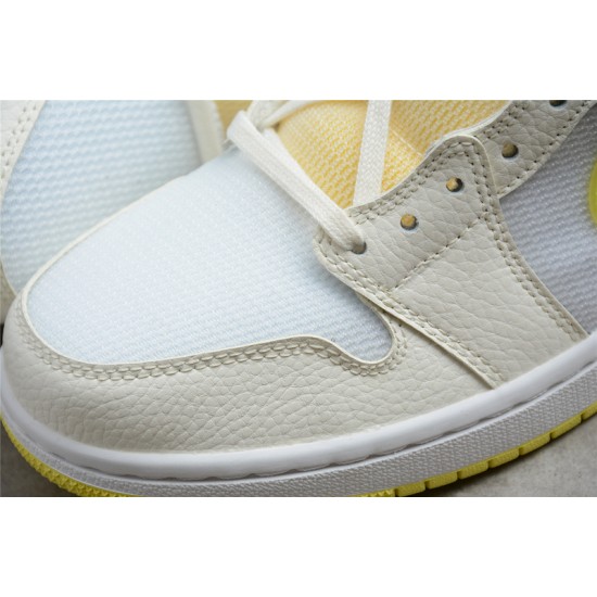 Jordan 1 Retro Mid Voltage Yellow DB2822-107 Basketball Shoes