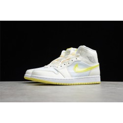 Jordan 1 Retro Mid Voltage Yellow DB2822-107 Basketball Shoes