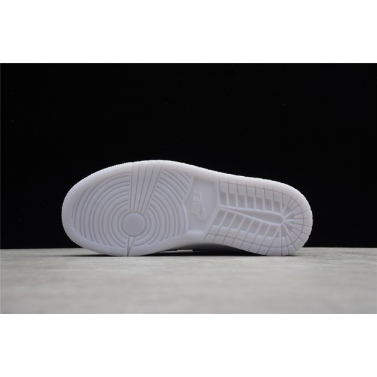 Jordan 1 Retro Mid Wolf Grey Aluminum BQ6472-105 Basketball Shoes