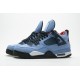 Men Air Jordan 4 Retro Houston Oilers