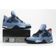 Men Air Jordan 4 Retro Houston Oilers