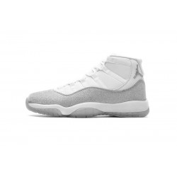 WMNS Air Jordan 11 Retro White Metallic Silver