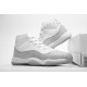 WMNS Air Jordan 11 Retro White Metallic Silver