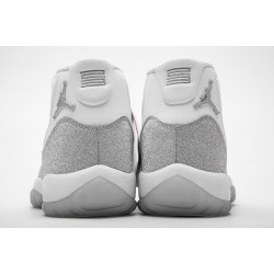 WMNS Air Jordan 11 Retro White Metallic Silver