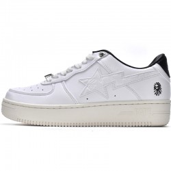 A Bathing Ape Low White Black Women Men Shoes