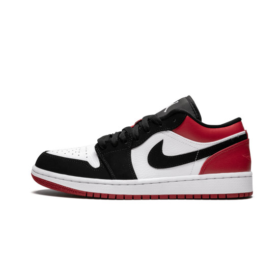 Air Jordan 1 Low Black Toe White Black Gym Red