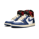 Air Jordan 1 High UN Union Storm Blue White Storm Blue Varsity Red