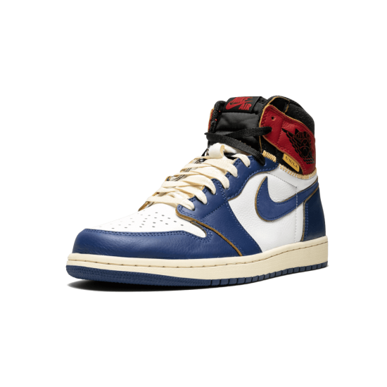 Air Jordan 1 High UN Union Storm Blue White Storm Blue Varsity Red